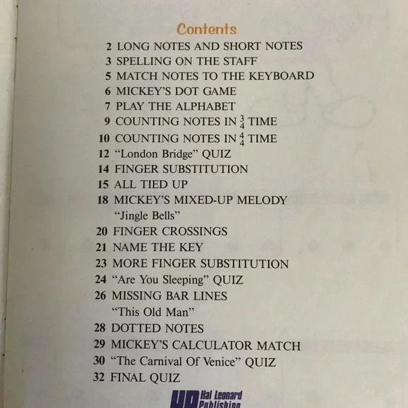 Vintage Disney Keyboard  Books - Picture 11 of 11